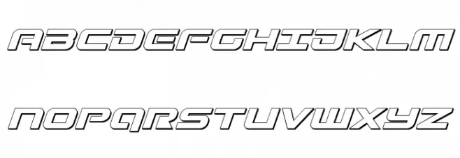 Gunship 3D Italic  