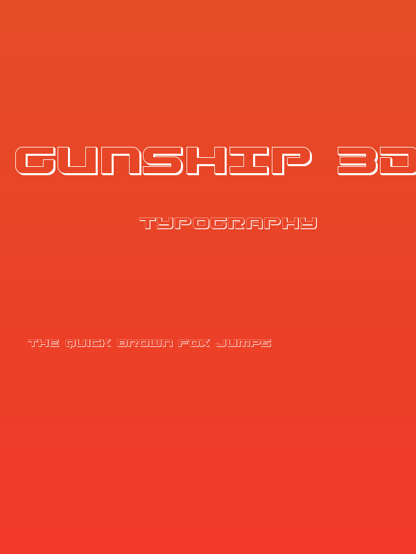 Gunship 3D Poster