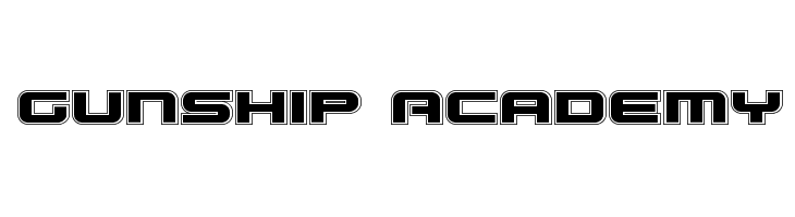 Gunship Academy Font