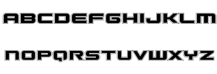 Gunship Academy Font Litere mici