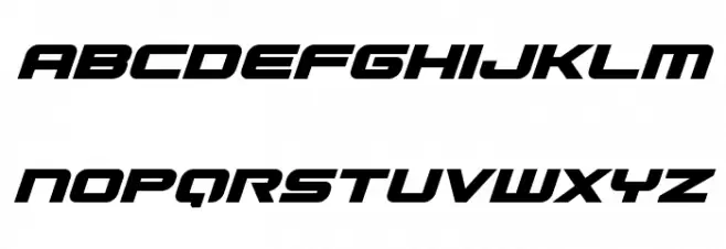 Gunship Bold Italic
