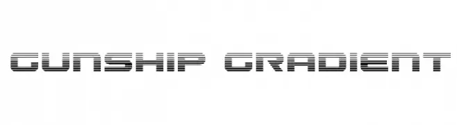 Gunship Gradient  baixar fontes gratis