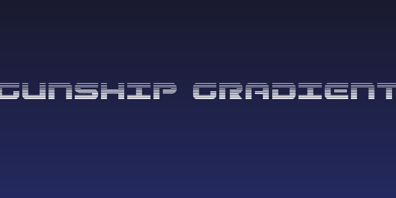 Gunship Gradient Social Header