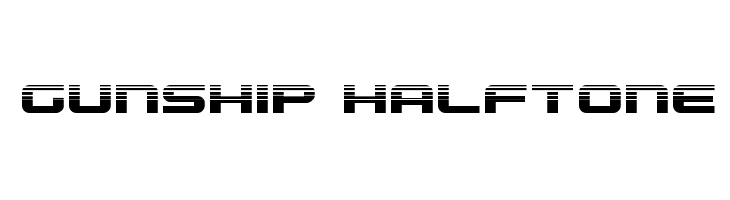 Gunship Halftone  Скачать бесплатные шрифты