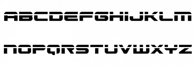Gunship Laser Fuentes MINÚSCULAS