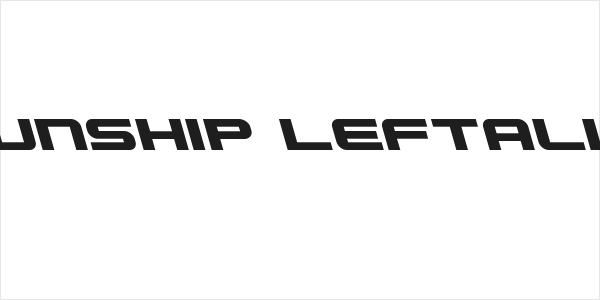 Gunship Leftalic Logo