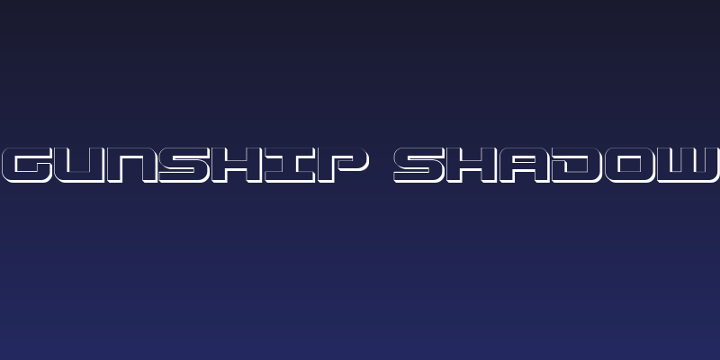 Gunship Shadow Social Header