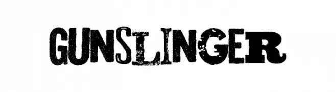 Gunslinger  Descarca Fonturi Gratis