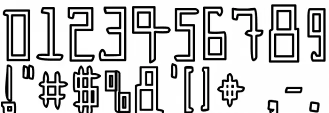 Gunther Font OTHER CHARS