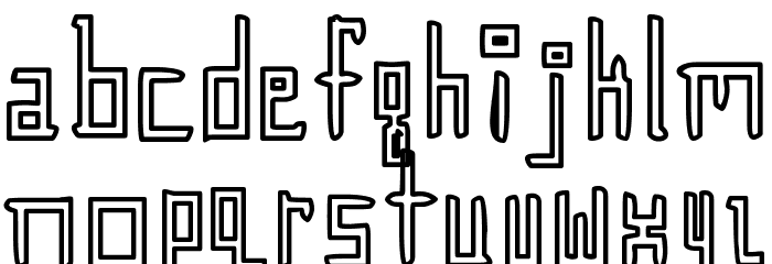Gunther Font LOWERCASE