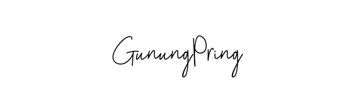 Gunung Pring  免费字体下载