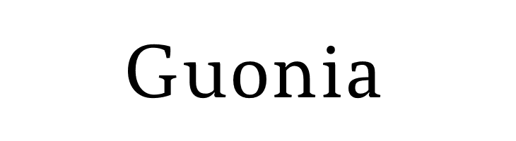 Guonia  Descarca Fonturi Gratis
