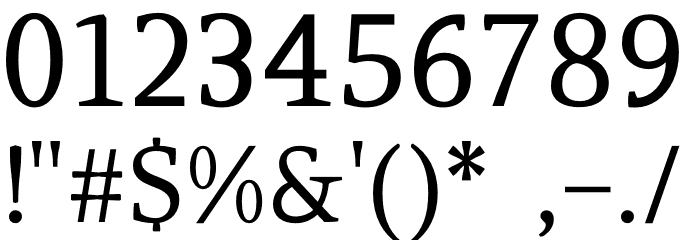 Guonia Font OTHER CHARS