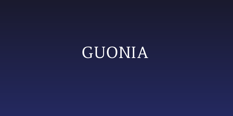 Guonia Social Header