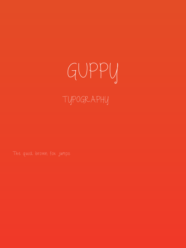Guppy Poster