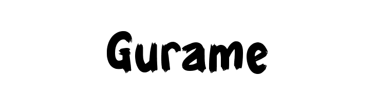 Gurame  font caratteri gratis