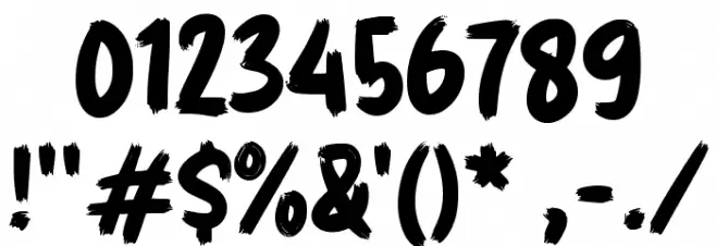 Gurame Font OTHER CHARS