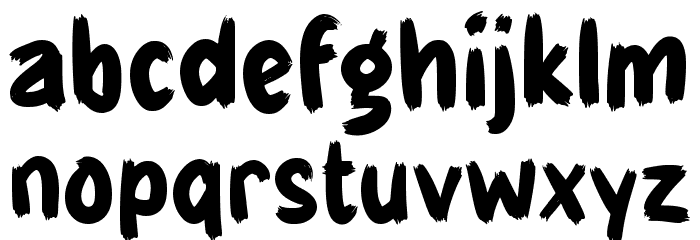 Gurame Font LOWERCASE