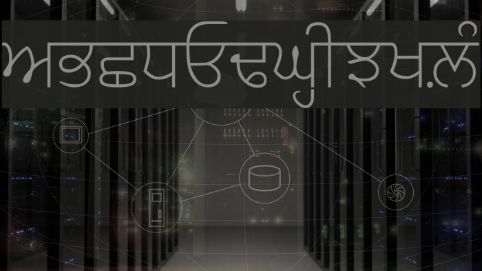GurbaniAkharSlim Font examples