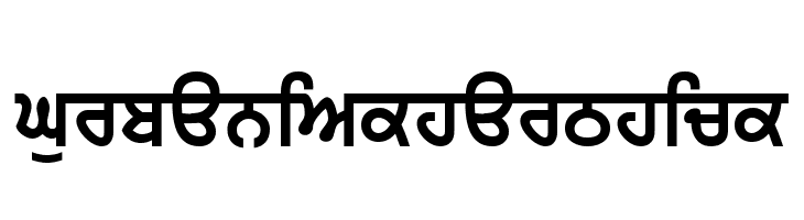 GurbaniAkharThick Шрифта