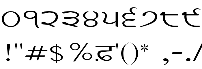 GurbaniKalmi Font OTHER CHARS