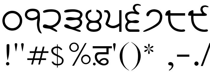 GurbaniLipiLight Font OTHER CHARS