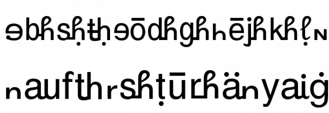 GurbaniRomanizing Schriftart Groß