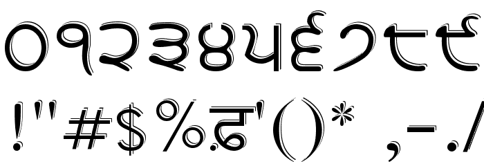 GurbaniUbhri Font OTHER CHARS