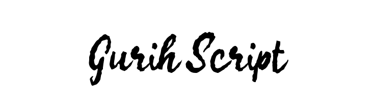 Gurih Script  Free Fonts Download