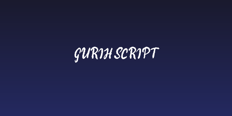 Gurih Script Social Header