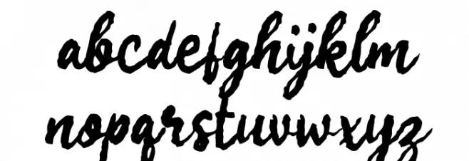 Gurih Script Fonte MINÚSCULAS