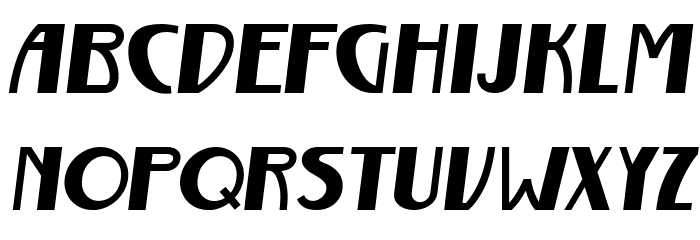 Gurindam Serong Font LOWERCASE