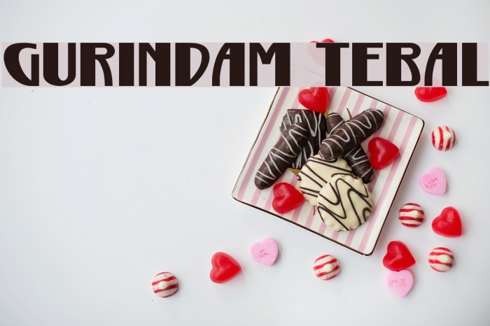 Gurindam Tebal Font examples