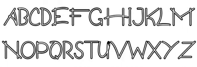 Guritno Demo Outline Polices MINUSCULES