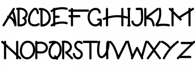 Guritno Demo Schriftart Groß