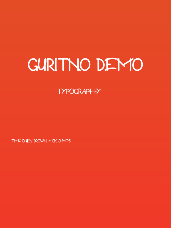 Guritno Demo Poster