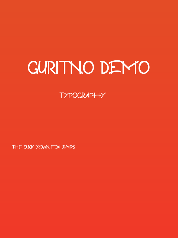 Guritno Demo Poster