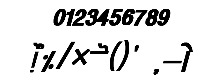 GurmukhiLys 010 Bold Italic Font OTHER CHARS