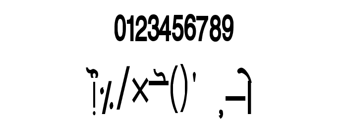 GurmukhiLys 010 Condensed Font OTHER CHARS