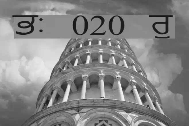 GurmukhiLys 020 Wide Font examples