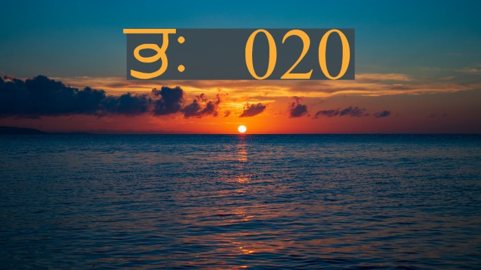GurmukhiLys 020 Font examples