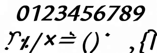 GurmukhiLys 030 Bold Italic Font OTHER CHARS