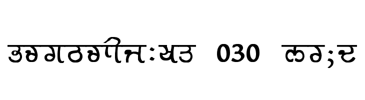 GurmukhiLys 030 Bold  नि: शुल्क फ़ॉन्ट्स डाउनलोड