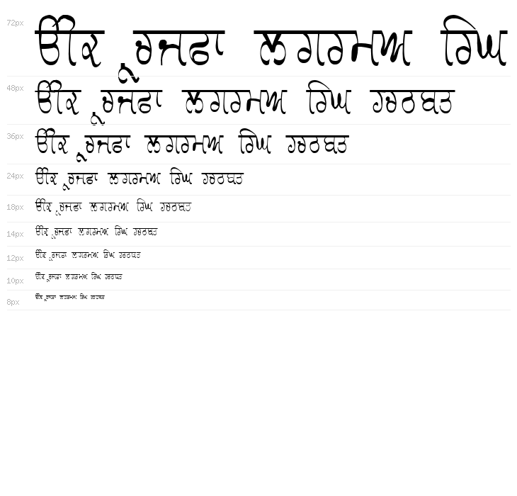 GurmukhiLys 030 Condensed Waterfall