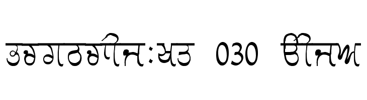 Gurmukhi 20 Font Download