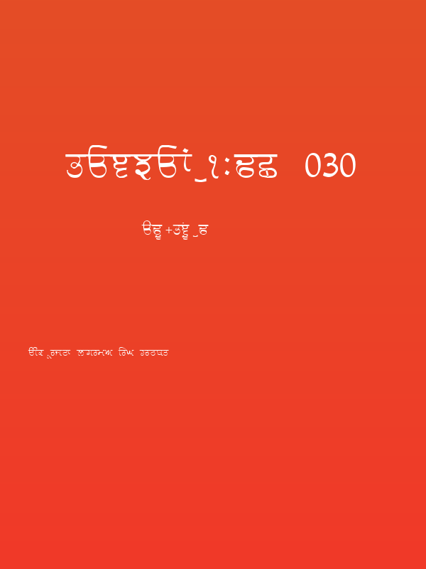 GurmukhiLys 030 Poster