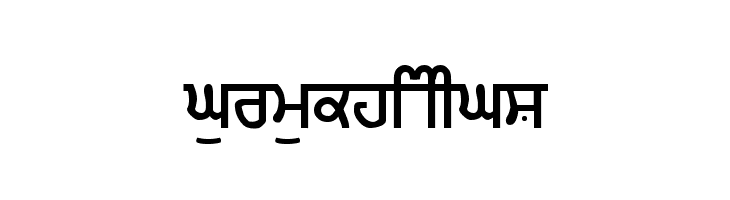 Gurmukhi_IIGS Font