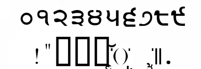 Gurmukhi_IIGS フォント その他の文字