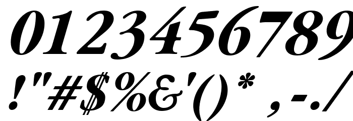 Guru Bold Italic Font OTHER CHARS