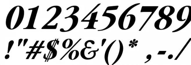 Guru Bold Italic Font OTHER CHARS